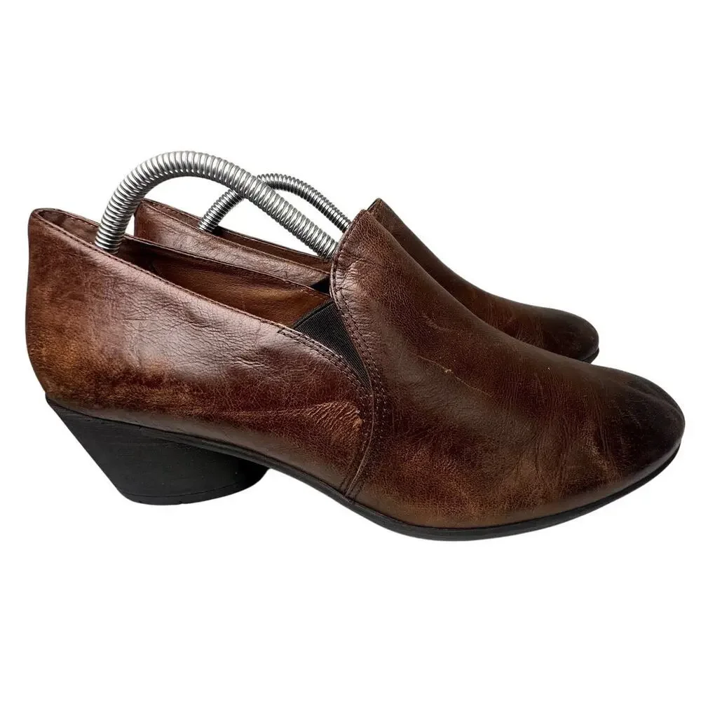 Dansko Robin Brown Leather Pumps Women Sz 42 US Sz 11 Career Minimalist Comfort - Picture 14 of 16